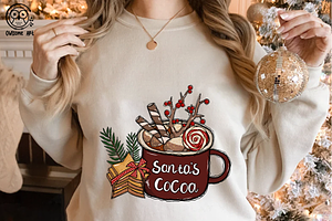 Santa's Cocoa Sublimation