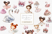 Swan lake clipart cute Ballerina, a Person Illustration by Invite to Clipart (Thumbnail 1 of 5)