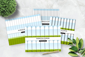 Digital Paper Canva Template - 18, a Presentation Template by illuztrate
