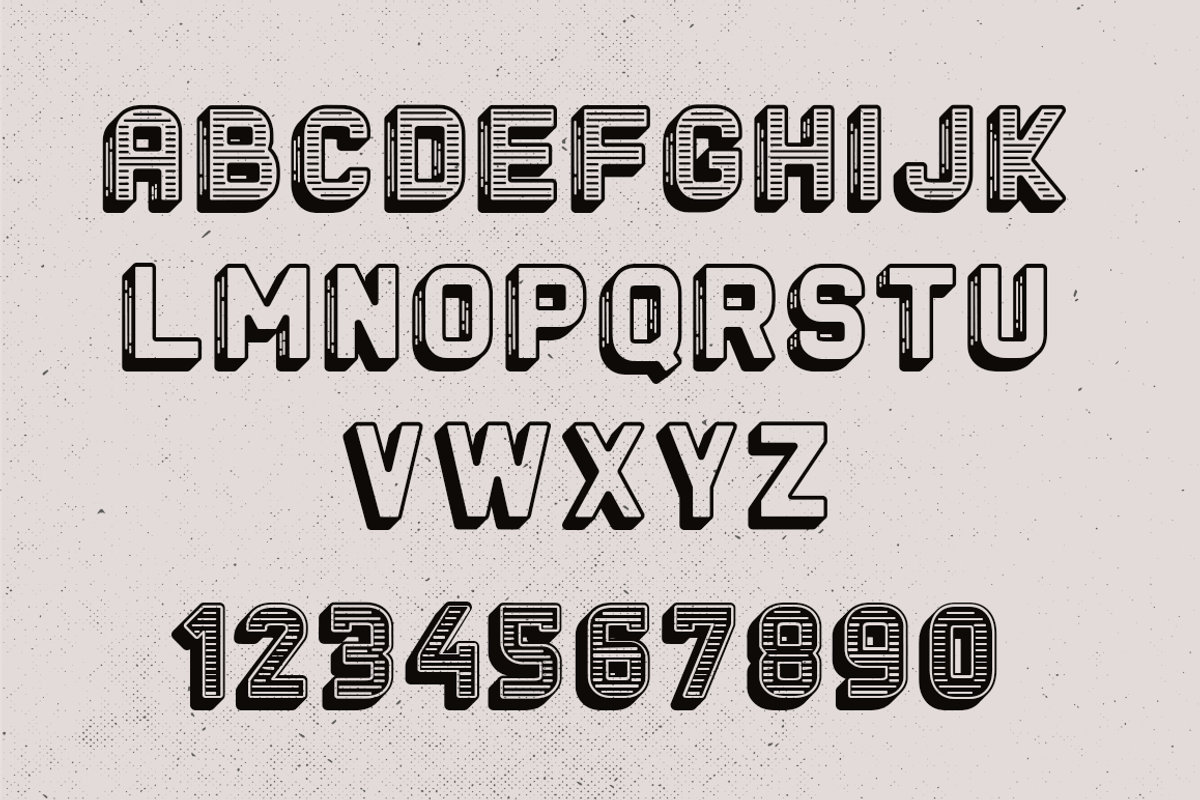 The Woods - Display Font preview 3