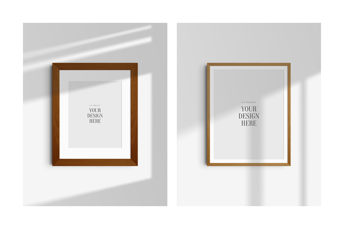Frame Mockup 4:5 Portrait, a Mockup by DESIGN BY nube (Photo 8 of 15)