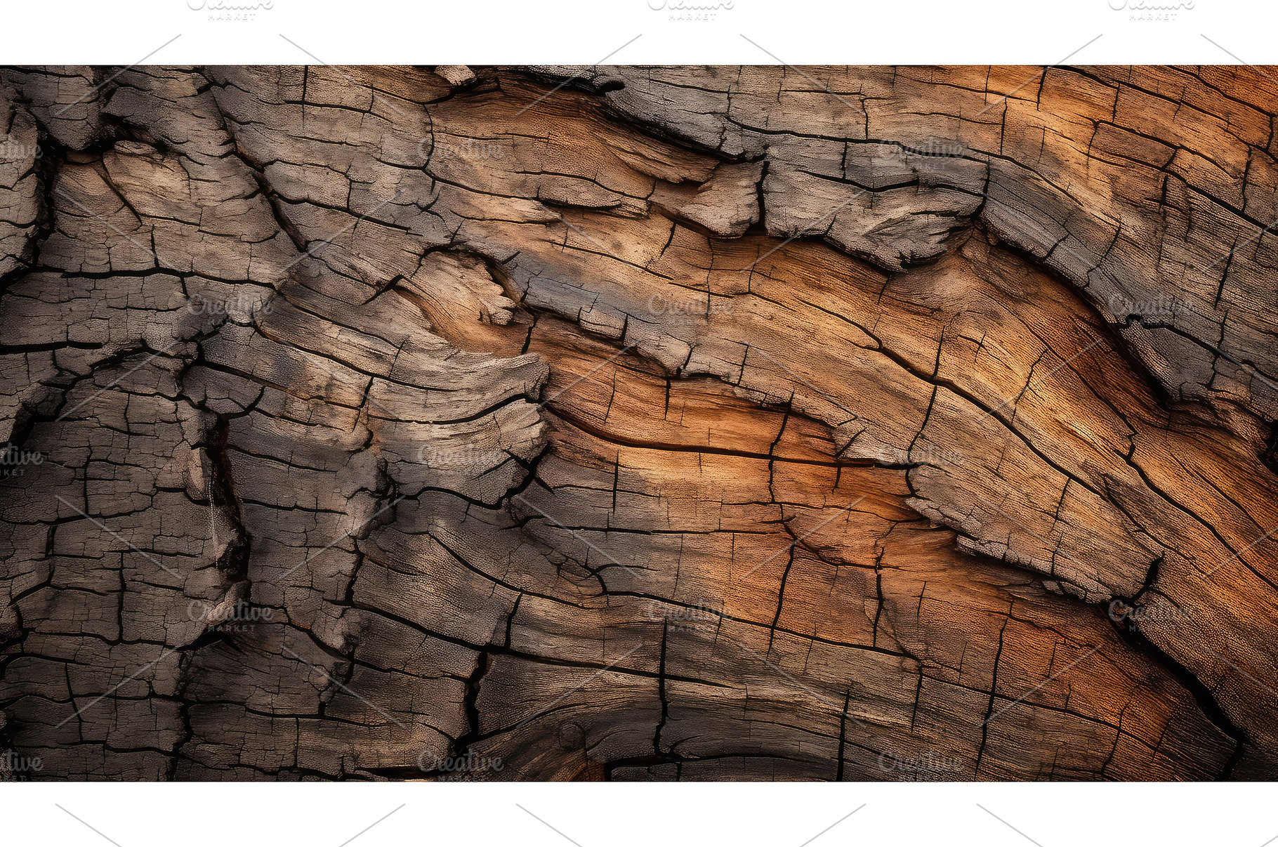 rough oak tree bark ai generated, a Nature Photo by pikepicture