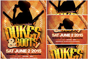 Dukes and Boots Flyer Template, a Flyer Template by FlyerHeroes (Thumbnail 4 of 4)