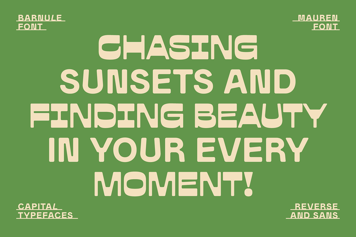 Barnule & Mauren - Western Font Duo, a Sans Serif Font by Zarma Type (Photo 9 of 13)