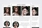 About Me Page Template, a Flyer Template by NM-Design-Studio (Thumbnail 1 of 4)