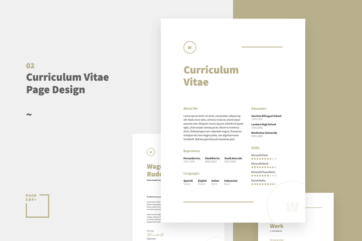 Clean Resume Template, a Resume Template by Page Craft (Photo 3 of 4)