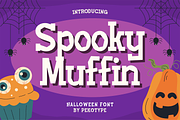 Spooky Muffin - Halloween Font, a Serif Font by Pekotype (Thumbnail 1 of 12)