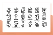 Real Estate Icons, an Outline Icon by Becris (Thumbnail 2 of 3)