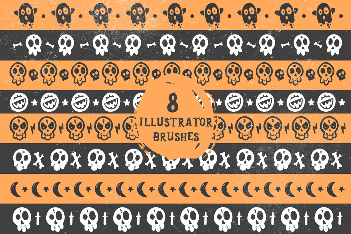 Halloween BUNDLE + 150 ELEMENTS!, an Illustration by Andrea De Oliveira (Photo 12 of 12)