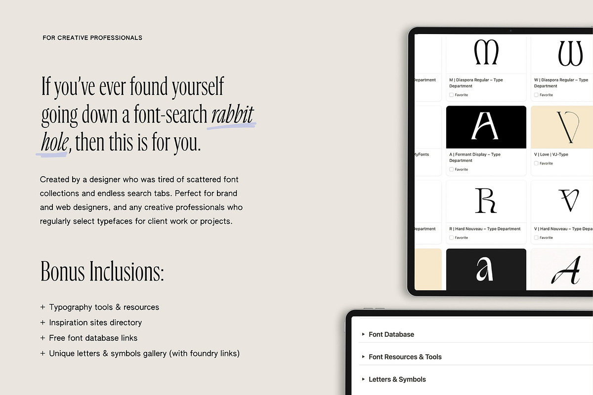 The Type Toolkit | Font Library, a Branding & Logo Template by Willow & White Studio (Photo 4 of 6)