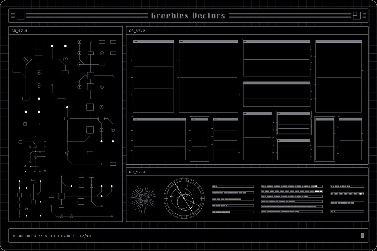 Greebles Vector Pack, an Object Graphic by MiksKS (Photo 23 of 24)