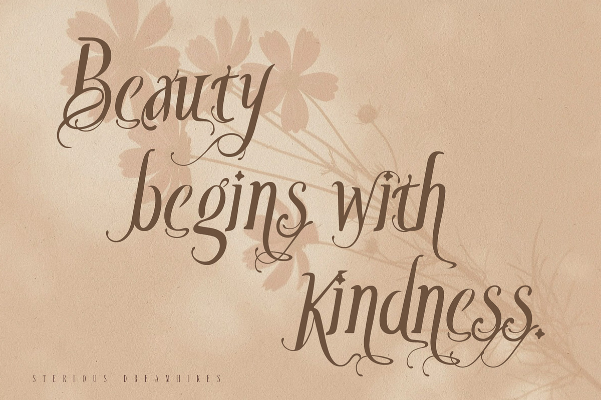 Sterious Dream - Timeless font Trio, a Handwritten Font by HypeWorksCo (Photo 29 of 42)