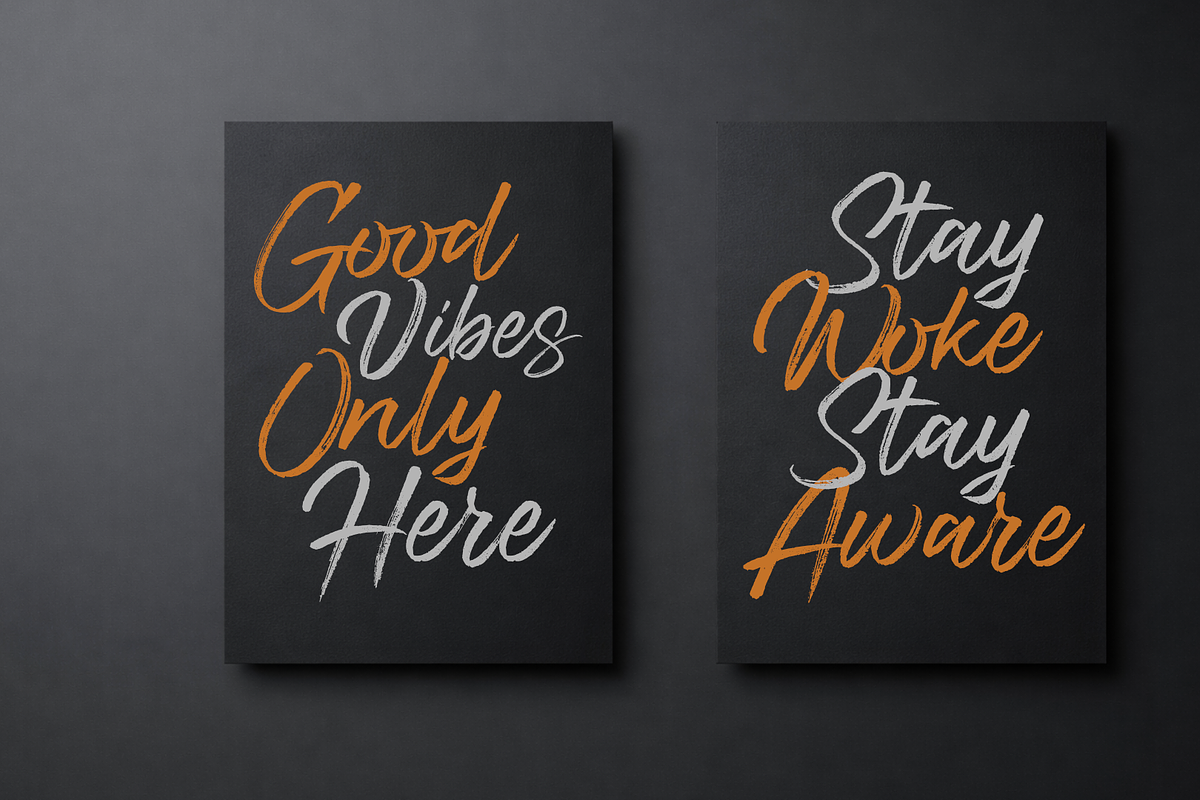 Breaklines – Authentic Brush Script, a Script Font by Debut Studio (Photo 11 of 16)