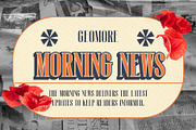 Geomore 3D, a Serif Font by Craft Supply Co. (Thumbnail 2 of 8)