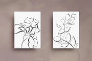 Minimalist Botanical Line Sketches, an Illustration by MYDesign (Thumbnail 5 of 6)