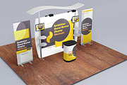 Exhibition Stand Display Mockups, a Mockup by Vectogravic Design (Thumbnail 3 of 3)