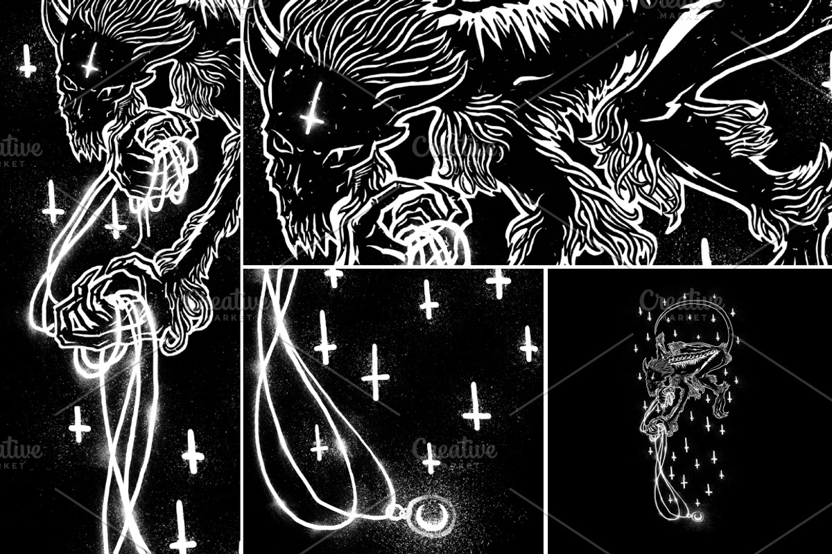 Demon of Death Symbolic Art, an Illustration by Design by sebrodbrick (Photo 1 of 2)