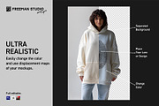 Hoodie Mock-Up Set, a Hoody Mockup by Freeman Studio (Thumbnail 4 of 16)