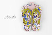 Blue, Yellow, Plum floral pattern, a Pattern Graphic by SirenaArt (Thumbnail 12 of 16)