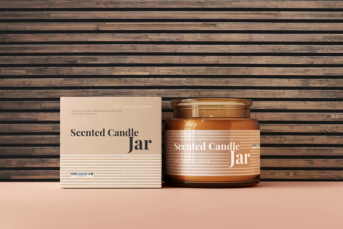 Amber Glass Candle Mockup Bundle, a Packaging Mockup by pmvch (Photo 100 of 135)