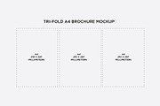 Tri-Fold A4 Brochure Mockup, a Print Template by AlkStudio (Thumbnail 9 of 9)