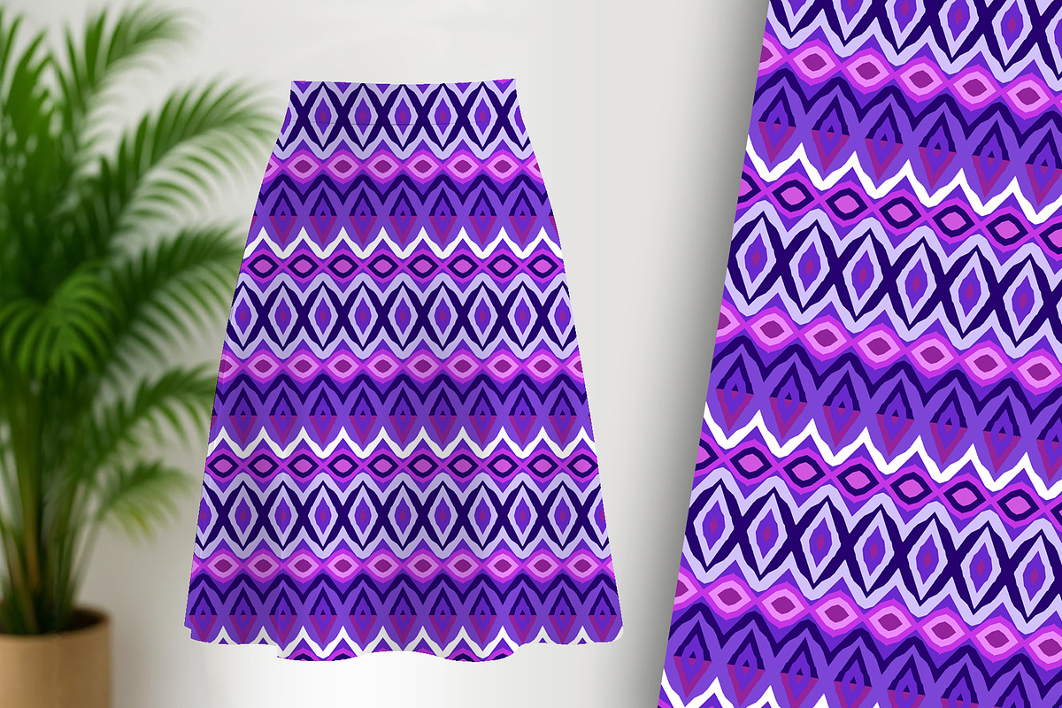 Purple Lace Geometric Seamless, a Pattern Graphic by Sharon Schwalbe (Photo 1 of 7)