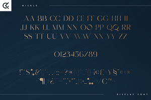 Mickle - Creative Display Font