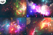 12 SPACE GALAXY Textures + BONUS, a Texture Graphic by WG DESIGN (Thumbnail 3 of 11)