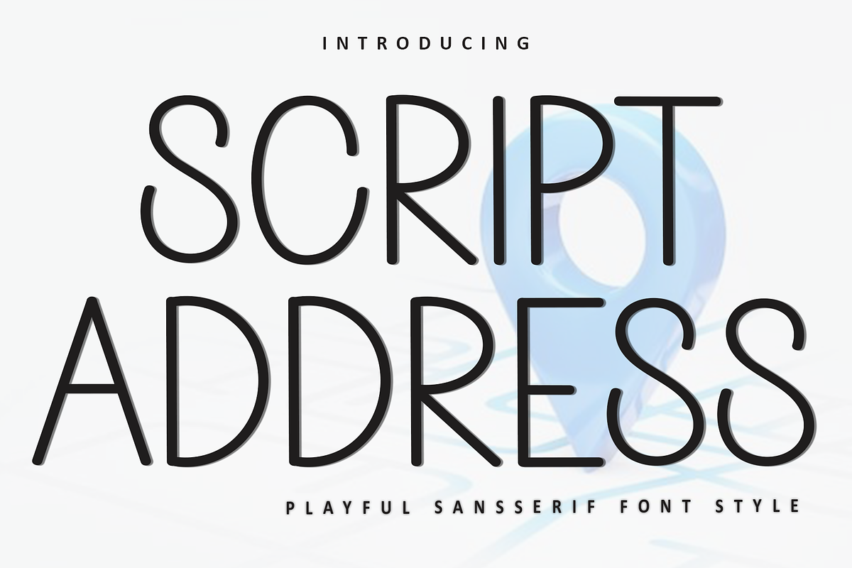 Script Address, a Sans Serif Font by InermediaSTUDIO (Photo 1 of 8)