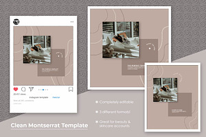 Montserrat Instagram Template