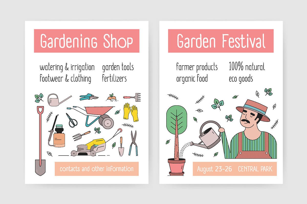 Gardening bundle, seamless patterns, a Decorative Illustration by Good Studio (Photo 8 of 13)