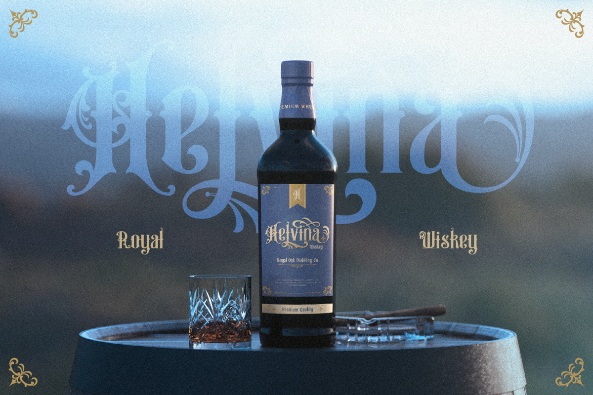 Prestige Signage, a Serif Font by Burntilldead (Photo 8 of 13)