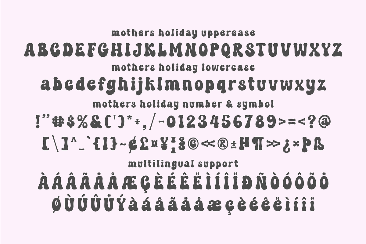 Mother's Holiday - Playful RetroFont, a Handwritten Font by Keithzo (Photo 8 of 9)