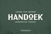 Handoek - Handcrafted Typeface, a Handwritten Font by Dikas Studio (Thumbnail 1 of 7)