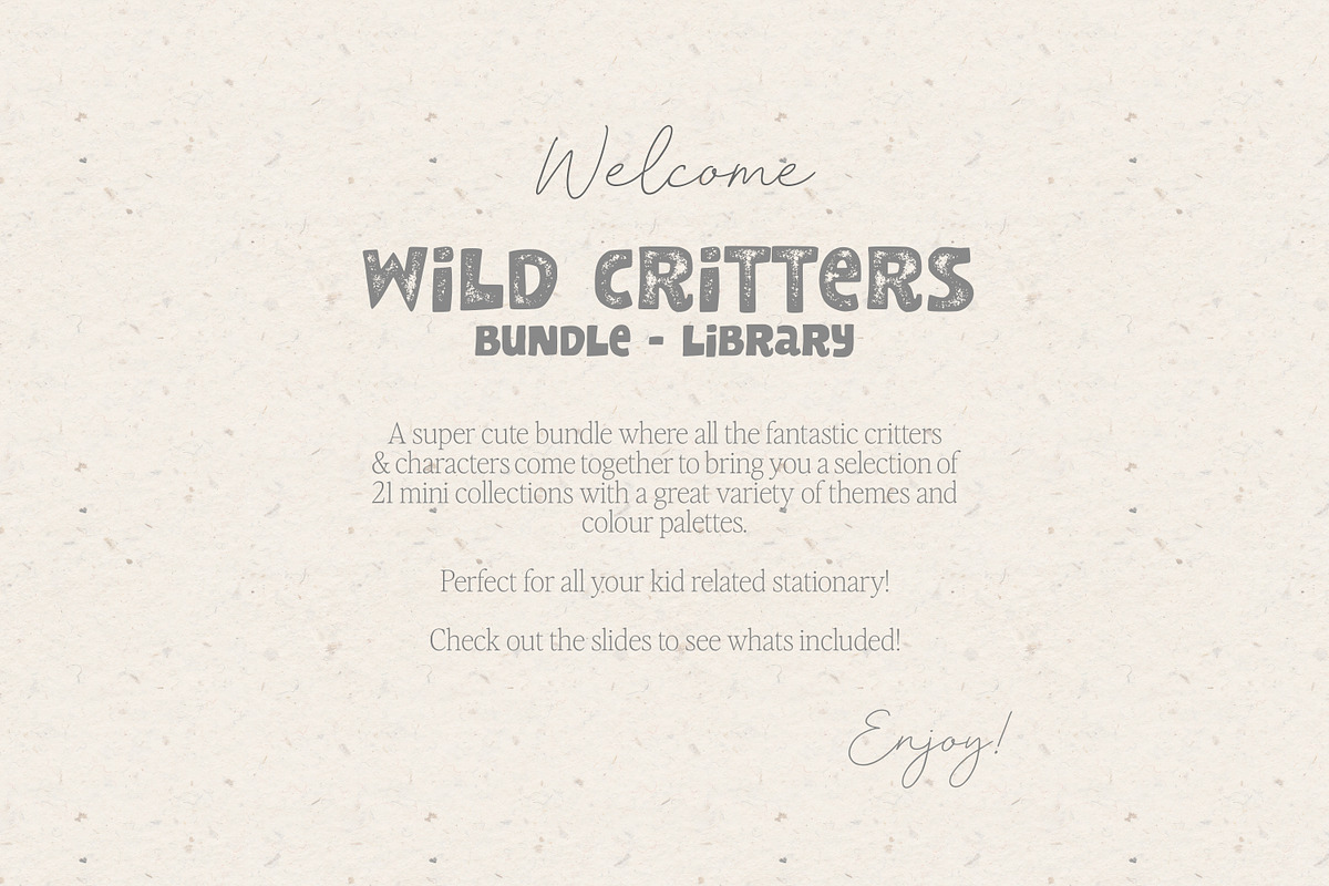 Wild Critters Library - BUNDLE, an Animal Illustration by Isabelle Salem (Photo 2 of 24)