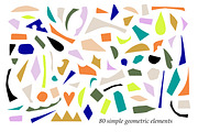 COLLAGE: patterns & cutout elements, an Object Graphic by Lena Nikolaeva (Thumbnail 7 of 15)