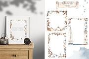Nautical watercolor collection, a Transportation Illustration by Marina Ermakova (Thumbnail 9 of 13)
