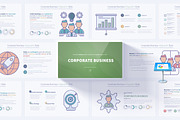 Corporate Business Keynote Template, a Presentation Template by Pulsecolor (Thumbnail 1 of 10)
