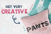 Stay Home - Doodle Font, a Font by Andrea De Oliveira (Thumbnail 4 of 7)