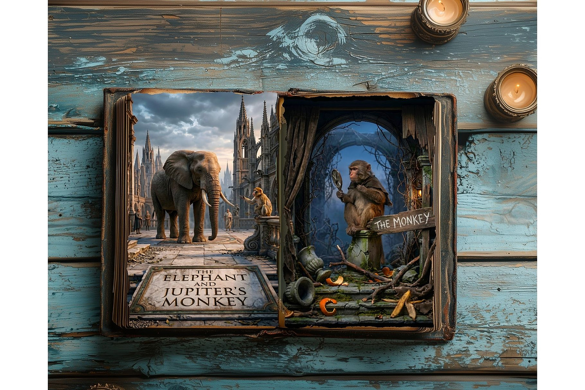 Jean de La Fontaine Fables Papers V2, an Education Illustration by ThatsDesignArt (Photo 15 of 16)