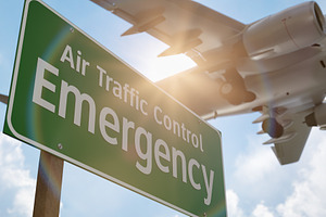 Air Traffic Control Emergency Sign