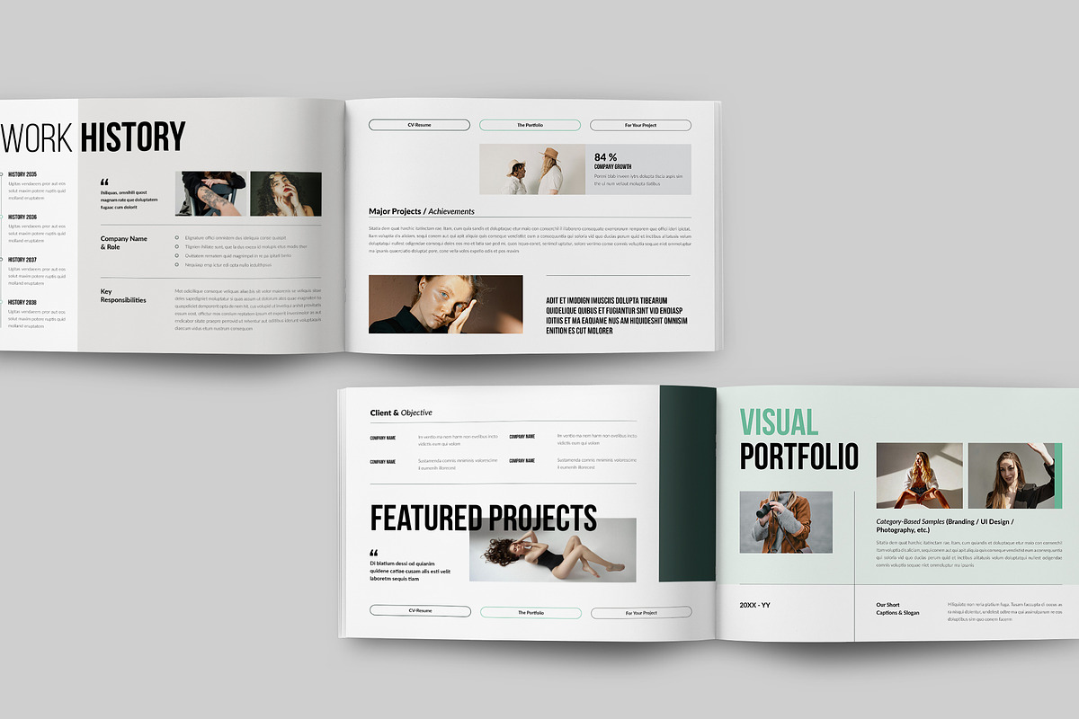 Creative Resume & Portfolio Template, a Brochure Template by StyleArt (Photo 5 of 11)