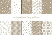 Elegant Christmas patterns, a Pattern Graphic by Cozy pattern shop (Thumbnail 1 of 5)