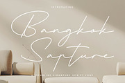 Bangkok Sapture, a Script Font by Integritype Studio (Thumbnail 1 of 15)