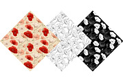 Line Art Poppy Flowers Patterns, an Illustration by DreamPrint404 (Thumbnail 4 of 5)