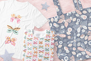 Butterfly vector patterns & clipart, a Pattern Graphic by Inna Moreva (Thumbnail 2 of 5)
