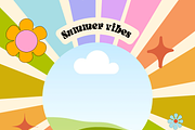 Retro Rainbow Canva Templates for IG, a Social Media Template by Dear Darling Design (Thumbnail 13 of 13)