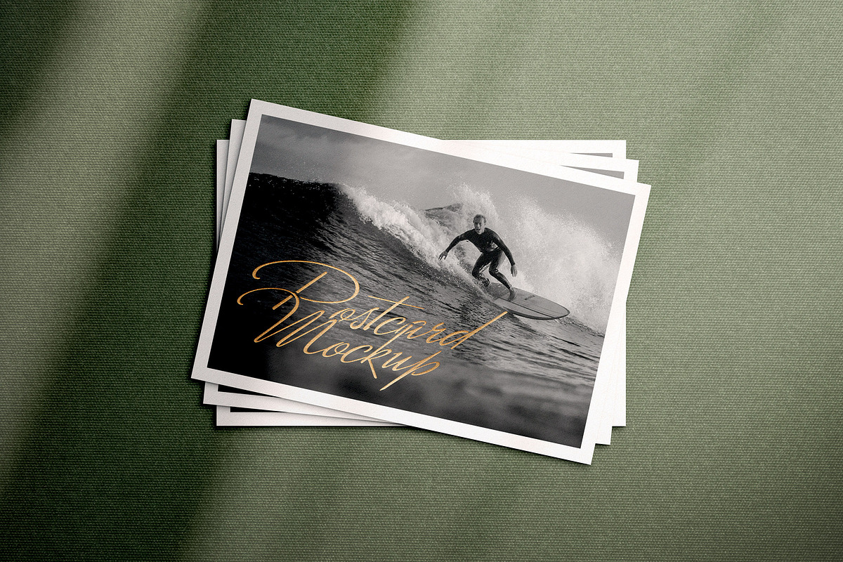 Realistic Postcard Mockup Scenes, a Pens & Pencil Mockup by Design Squad (Photo 7 of 8)