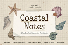 COASTAL NOTES | Typewriter Font