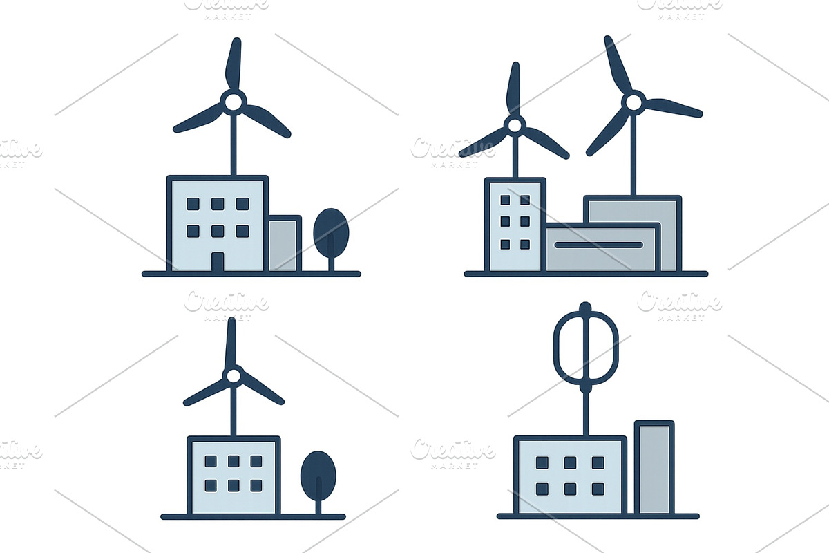 Wind energy solutions showcased in, an Illustration by ZinetroN